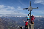 AL PIZZO GRANDE del Sornadello (1550 m) sul sentiero ‘Passo Lumaca’ con giro ad anello da Cornalita il 18 marzo 2017  - FOTOGALLERY